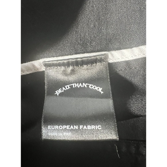 Dead Than Cool Distressed Jean Jacket Unique Rare Size Med - Picture 5 of 6